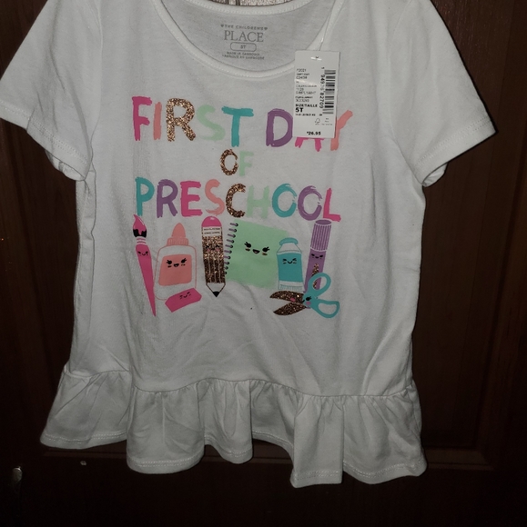 1st day of preschool shirt